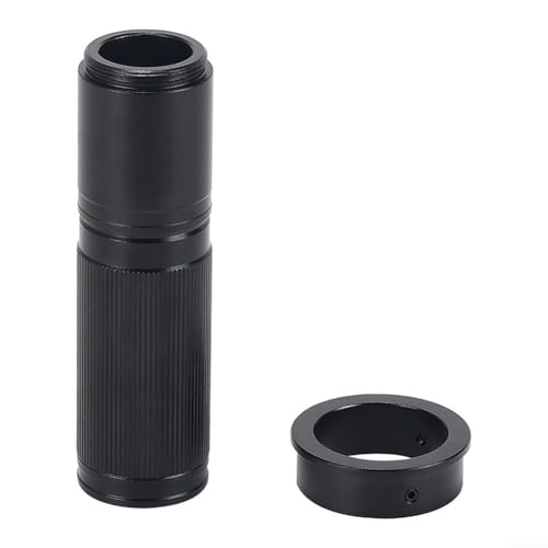 Feeshoppher C-Mount Mikroskop-Objektiv, breite Palette von Verstellbarkeit, 1 x 150 x, verstellbarer Zoom, kompatibel mit VGA, USB, Video, Schwarz Feeshoppher C-Mount Mikroskop-Objektiv, breite Palette von Verstellbarkeit, 1 x 150 x, verstellbarer Zoom, kompatibel mit VGA, USB, Video, Schwarz von Feeshoppher