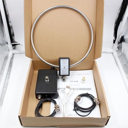 GA450 Loop-Antenne zugeschnitten für kurz-/mittelwellige Funkbetrieb bei Frequenzen von SW 2 3030MHz & für MW 5221710KHz von Feeshoppher