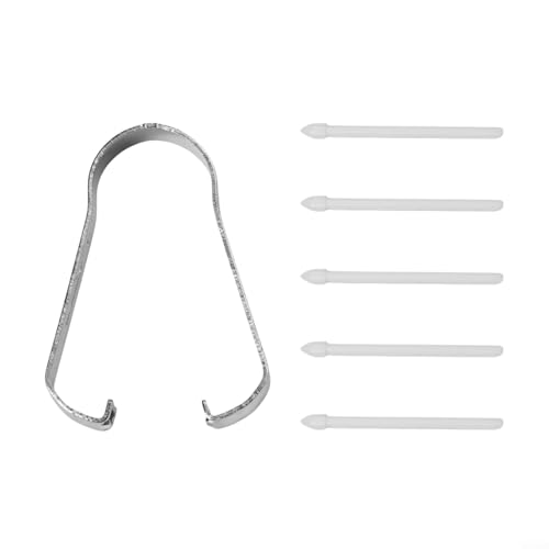 Praktisch verpackte Ersatz-Stylus-Spitzen für Samsung S Pen mit praktischer Pinzette für Wartung (5 weiße + 1 Clip) von Feeshoppher