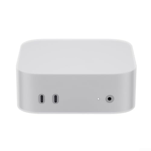 Stilvolle Silikonhülle für Mac Mini M4Pro/M4 2024, schützt Ihr Gerät im Alltag (transparent) von Feeshoppher