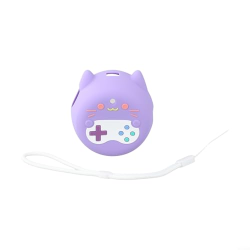 Vibrant Silicone Case for Punirunes Virtual Pet Lanyard for Easy Access and Daily Protection (Purple) von Feeshoppher