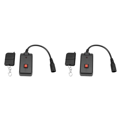 Feeuid 2X AC 90-240 V Tragbarer 3-Poliger Drahtloser Fernbedienungsempfänger für, DJ, Bühnenempfänger, 400 W, 500 W, 900 W, 1500 W C Feeuid 2X AC 90-240 V Tragbarer 3-Poliger Drahtloser Fernbedienungsempfänger für, DJ, Bühnenempfänger, 400 W, 500 W, 900 W, 1500 W C von Feeuid