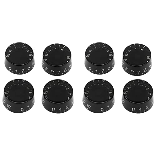 Feeuid 8 Stücke Elektor Gitarre Top Hut Regler Geschwindigkeit Volume Tone Regler Kompatibel für Lp Stil Gitarre Feeuid 8 Stücke Elektor Gitarre Top Hut Regler Geschwindigkeit Volume Tone Regler Kompatibel für Lp Stil Gitarre von Feeuid