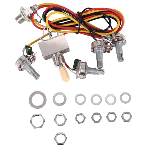 Feeuid Guitar Kabelbaum Vorverdrahtet 2 Bände 2 Töne 4-500K Töpfe Für Lp-Gitarre Feeuid Guitar Kabelbaum Vorverdrahtet 2 Bände 2 Töne 4-500K Töpfe Für Lp-Gitarre von Feeuid