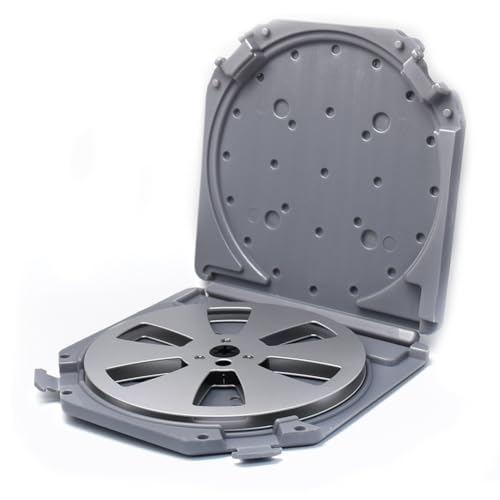Feeuid Langlebig 7 Zoll Spulen Box mit 6-Loch-Design für 7-Zoll-Audio-Bänder, tragbar A Feeuid Langlebig 7 Zoll Spulen Box mit 6-Loch-Design für 7-Zoll-Audio-Bänder, tragbar A von Feeuid
