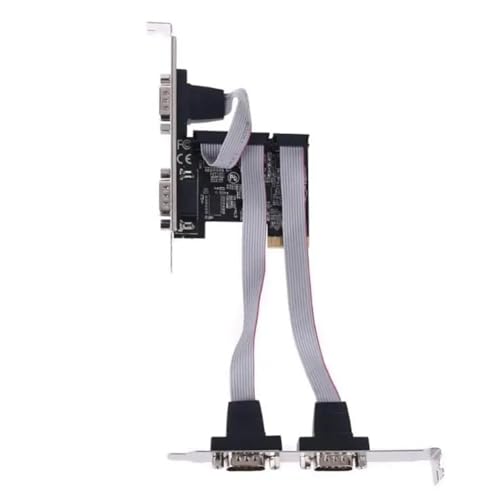 Feeuid PCI-E zu 4-Port RS232 Serielle Karte AX99100 Chip DB9 COM Erweiterungsriser Adapter Konverter für Desktop-PC Feeuid PCI-E zu 4-Port RS232 Serielle Karte AX99100 Chip DB9 COM Erweiterungsriser Adapter Konverter für Desktop-PC von Feeuid