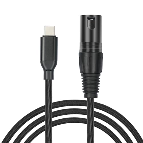 Feeuid USB-C-auf-XLR-Kabel, 2 M Langer XLR-Stecker auf USB-C-Konverteradapter, Stereokabel für Verstärker, Lautsprecher, Mischpult Usw. Feeuid USB-C-auf-XLR-Kabel, 2 M Langer XLR-Stecker auf USB-C-Konverteradapter, Stereokabel für Verstärker, Lautsprecher, Mischpult Usw. von Feeuid