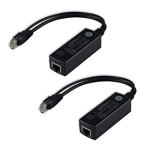 Fegtrty 2X POE Netzteilmodul Standard Isoliert Splitter 48V Bis 5V2.4A USB Schnittstellensplitter von Fegtrty