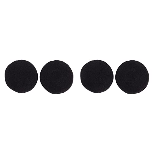 Fegtrty Schaum Polster Ear Pad Abdeckung Fuer Kopfhoerer Headphone (Schwarz, 50mm, Packet Von 4 Pcs) von Fegtrty