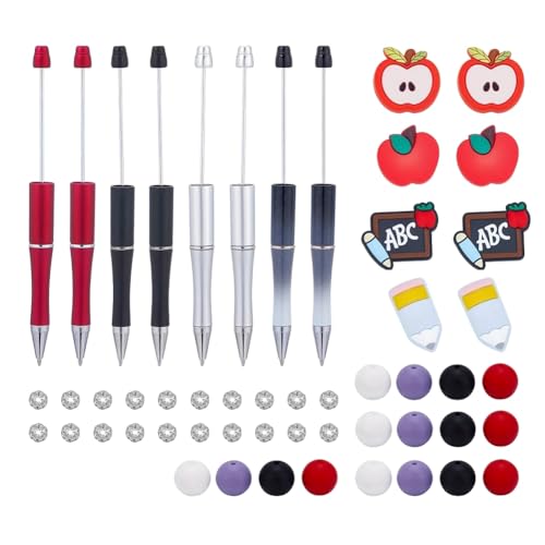 Fegtrtyoa 8er-Set Perlenstift, Silikon-Abstandsperlen-Set, DIY-Perlenstift für Frauen, Kinder, Geschenke Fürs Büro, DIY-Schulanfangs-Schreibwaren-Set Fegtrtyoa 8er-Set Perlenstift, Silikon-Abstandsperlen-Set, DIY-Perlenstift für Frauen, Kinder, Geschenke Fürs Büro, DIY-Schulanfangs-Schreibwaren-Set von Fegtrtyoa
