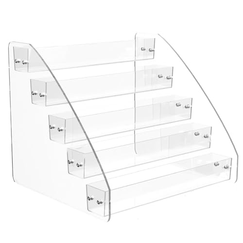 Fegtrtyoa CD-Halter mit 5 Ebenen, Transparente CD-Organizer, CD-Präsentationsständer für Bis zu 30 Standard-DVD-Hüllen Zur Medienaufbewahrung im Regal Fegtrtyoa CD-Halter mit 5 Ebenen, Transparente CD-Organizer, CD-Präsentationsständer für Bis zu 30 Standard-DVD-Hüllen Zur Medienaufbewahrung im Regal von Fegtrtyoa