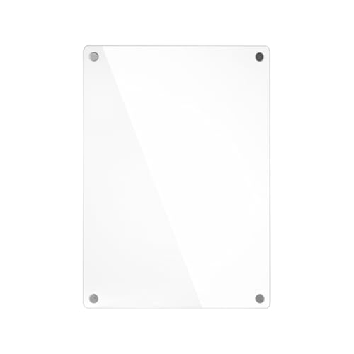 Fegtrtyoa Dimensionale Magnetische Transparente Acryl-Wochenplan-Notiz-Nachrichtentafel, Löschbarer DIY-Magnetkühlschrankaufkleber von Fegtrtyoa
