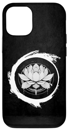 Hülle für iPhone 12/12 Pro Zen Weißer Lotus von Fei Long Design Hub
