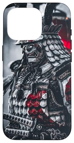 Hülle für iPhone 16 Pro Weißer Samurai von Fei Long Design Hub
