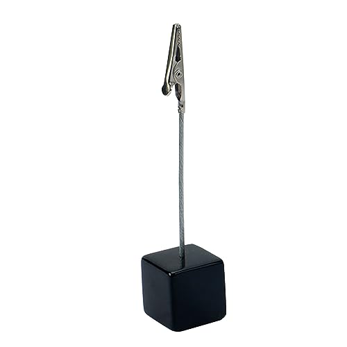 FeiYeup Set mit 10 Memo-Cliphaltern, Ständer mit Krokodilverschluss, für Bilder, Karten, Papier, Notizklammern, für Büro, Zuhause, 10 Stück x Memo-Clip-Halter, Ständer von FeiYeup