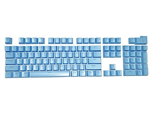 Feicuan Universal 104 Keyset Keycap ABS Colorful Backlit Replacement Key Cap Cover für Mechanische Tastatur - Blau von Feicuan