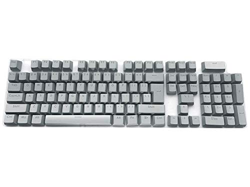 Feicuan Universal 104 Keyset Keycap ABS Colorful Backlit Replacement Key Cap Cover für Mechanische Tastatur - Grau Feicuan Universal 104 Keyset Keycap ABS Colorful Backlit Replacement Key Cap Cover für Mechanische Tastatur - Grau von Feicuan