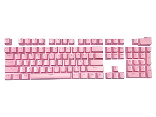 Feicuan Universal 104 Keyset Keycap ABS Colorful Backlit Replacement Key Cap Cover für Mechanische Tastatur - Rosa von Feicuan