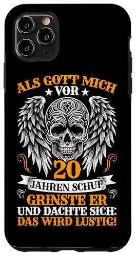 Als Gott mich vor 20 Jahren schuf 20. Geburtstagsfeier Hülle für iPhone 11 Pro Max Als Gott mich vor 20 Jahren schuf 20. Geburtstagsfeier Hülle für iPhone 11 Pro Max von Feier Party 20. Geburtstag Feiern Männer