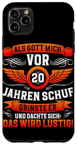 Als Gott mich vor 20 Jahren schuf 20. Geburtstagsfeier Hülle für iPhone 11 Pro Max von Feier Party 20. Geburtstag Feiern Männer