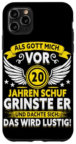Als Gott mich vor 20 Jahren schuf 20. Geburtstagsfeier Hülle für iPhone 11 Pro Max Als Gott mich vor 20 Jahren schuf 20. Geburtstagsfeier Hülle für iPhone 11 Pro Max von Feier Party 20. Geburtstag Feiern Männer