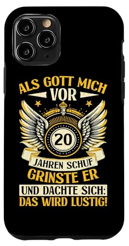 Als Gott mich vor 20 Jahren schuf 20. Geburtstagsfeier Hülle für iPhone 11 Pro Als Gott mich vor 20 Jahren schuf 20. Geburtstagsfeier Hülle für iPhone 11 Pro von Feier Party 20. Geburtstag Feiern Männer