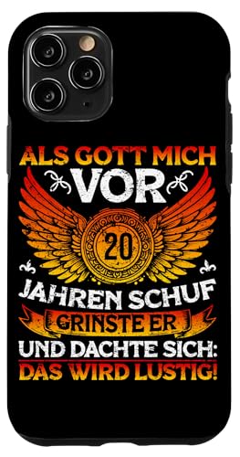 Als Gott mich vor 20 Jahren schuf 20. Geburtstagsfeier Hülle für iPhone 11 Pro Als Gott mich vor 20 Jahren schuf 20. Geburtstagsfeier Hülle für iPhone 11 Pro von Feier Party 20. Geburtstag Feiern Männer
