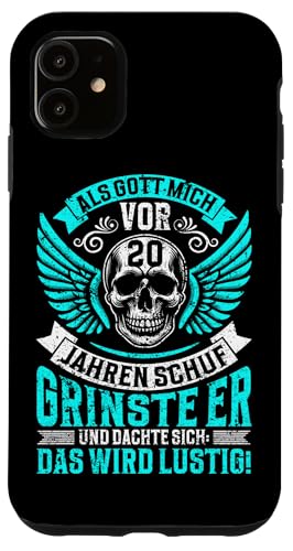 Als Gott mich vor 20 Jahren schuf 20. Geburtstagsfeier Hülle für iPhone 11 Als Gott mich vor 20 Jahren schuf 20. Geburtstagsfeier Hülle für iPhone 11 von Feier Party 20. Geburtstag Feiern Männer
