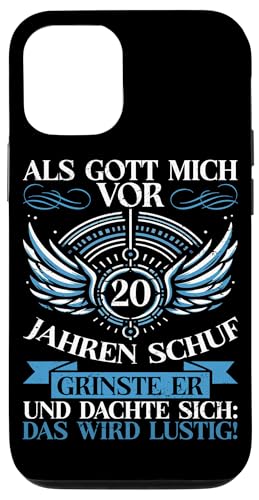 Als Gott mich vor 20 Jahren schuf 20. Geburtstagsfeier Hülle für iPhone 12/12 Pro Als Gott mich vor 20 Jahren schuf 20. Geburtstagsfeier Hülle für iPhone 12/12 Pro von Feier Party 20. Geburtstag Feiern Männer
