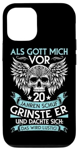 Als Gott mich vor 20 Jahren schuf 20. Geburtstagsfeier Hülle für iPhone 12/12 Pro Als Gott mich vor 20 Jahren schuf 20. Geburtstagsfeier Hülle für iPhone 12/12 Pro von Feier Party 20. Geburtstag Feiern Männer