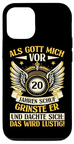 Als Gott mich vor 20 Jahren schuf 20. Geburtstagsfeier Hülle für iPhone 12/12 Pro Als Gott mich vor 20 Jahren schuf 20. Geburtstagsfeier Hülle für iPhone 12/12 Pro von Feier Party 20. Geburtstag Feiern Männer