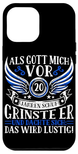 Als Gott mich vor 20 Jahren schuf 20. Geburtstagsfeier Hülle für iPhone 12 Pro Max Als Gott mich vor 20 Jahren schuf 20. Geburtstagsfeier Hülle für iPhone 12 Pro Max von Feier Party 20. Geburtstag Feiern Männer