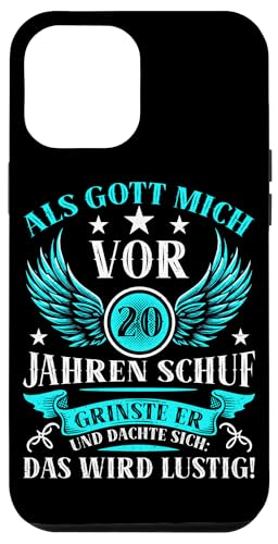 Als Gott mich vor 20 Jahren schuf 20. Geburtstagsfeier Hülle für iPhone 12 Pro Max Als Gott mich vor 20 Jahren schuf 20. Geburtstagsfeier Hülle für iPhone 12 Pro Max von Feier Party 20. Geburtstag Feiern Männer