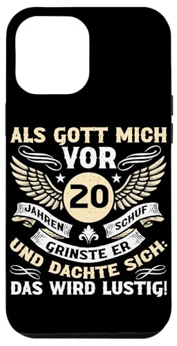 Als Gott mich vor 20 Jahren schuf 20. Geburtstagsfeier Hülle für iPhone 12 Pro Max Als Gott mich vor 20 Jahren schuf 20. Geburtstagsfeier Hülle für iPhone 12 Pro Max von Feier Party 20. Geburtstag Feiern Männer