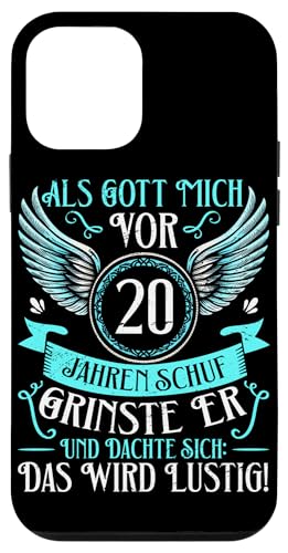 Als Gott mich vor 20 Jahren schuf 20. Geburtstagsfeier Hülle für iPhone 12 mini Als Gott mich vor 20 Jahren schuf 20. Geburtstagsfeier Hülle für iPhone 12 mini von Feier Party 20. Geburtstag Feiern Männer