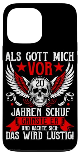 Als Gott mich vor 20 Jahren schuf 20. Geburtstagsfeier Hülle für iPhone 13 Pro Max Als Gott mich vor 20 Jahren schuf 20. Geburtstagsfeier Hülle für iPhone 13 Pro Max von Feier Party 20. Geburtstag Feiern Männer