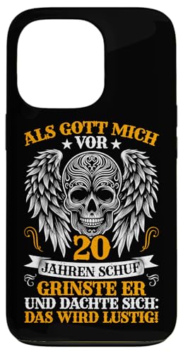 Als Gott mich vor 20 Jahren schuf 20. Geburtstagsfeier Hülle für iPhone 13 Pro Als Gott mich vor 20 Jahren schuf 20. Geburtstagsfeier Hülle für iPhone 13 Pro von Feier Party 20. Geburtstag Feiern Männer