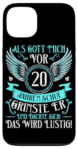 Als Gott mich vor 20 Jahren schuf 20. Geburtstagsfeier Hülle für iPhone 13 Als Gott mich vor 20 Jahren schuf 20. Geburtstagsfeier Hülle für iPhone 13 von Feier Party 20. Geburtstag Feiern Männer