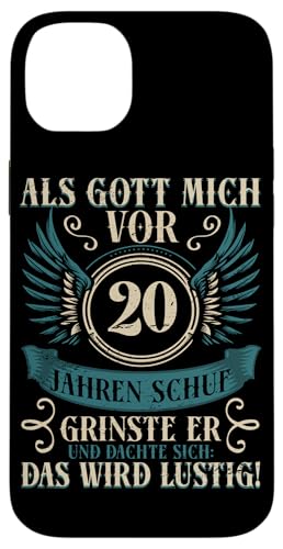 Als Gott mich vor 20 Jahren schuf 20. Geburtstagsfeier Hülle für iPhone 14 Plus Als Gott mich vor 20 Jahren schuf 20. Geburtstagsfeier Hülle für iPhone 14 Plus von Feier Party 20. Geburtstag Feiern Männer