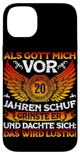 Als Gott mich vor 20 Jahren schuf 20. Geburtstagsfeier Hülle für iPhone 14 Plus Als Gott mich vor 20 Jahren schuf 20. Geburtstagsfeier Hülle für iPhone 14 Plus von Feier Party 20. Geburtstag Feiern Männer