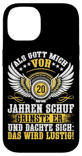 Als Gott mich vor 20 Jahren schuf 20. Geburtstagsfeier Hülle für iPhone 14 Als Gott mich vor 20 Jahren schuf 20. Geburtstagsfeier Hülle für iPhone 14 von Feier Party 20. Geburtstag Feiern Männer