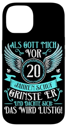 Als Gott mich vor 20 Jahren schuf 20. Geburtstagsfeier Hülle für iPhone 14 Als Gott mich vor 20 Jahren schuf 20. Geburtstagsfeier Hülle für iPhone 14 von Feier Party 20. Geburtstag Feiern Männer