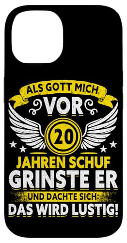 Als Gott mich vor 20 Jahren schuf 20. Geburtstagsfeier Hülle für iPhone 14 Als Gott mich vor 20 Jahren schuf 20. Geburtstagsfeier Hülle für iPhone 14 von Feier Party 20. Geburtstag Feiern Männer
