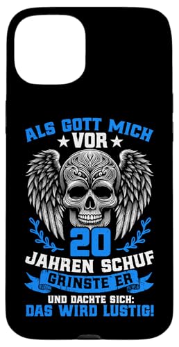Als Gott mich vor 20 Jahren schuf 20. Geburtstagsfeier Hülle für iPhone 15 Plus Als Gott mich vor 20 Jahren schuf 20. Geburtstagsfeier Hülle für iPhone 15 Plus von Feier Party 20. Geburtstag Feiern Männer