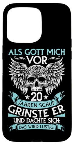 Als Gott mich vor 20 Jahren schuf 20. Geburtstagsfeier Hülle für iPhone 15 Pro Max Als Gott mich vor 20 Jahren schuf 20. Geburtstagsfeier Hülle für iPhone 15 Pro Max von Feier Party 20. Geburtstag Feiern Männer