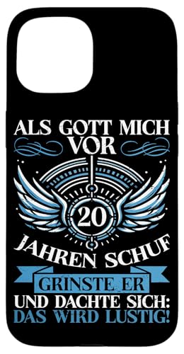 Als Gott mich vor 20 Jahren schuf 20. Geburtstagsfeier Hülle für iPhone 15 Als Gott mich vor 20 Jahren schuf 20. Geburtstagsfeier Hülle für iPhone 15 von Feier Party 20. Geburtstag Feiern Männer