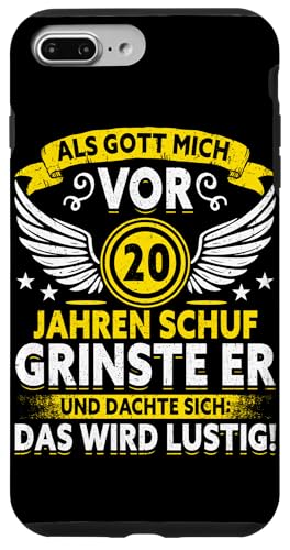 Als Gott mich vor 20 Jahren schuf 20. Geburtstagsfeier Hülle für iPhone 7 Plus/8 Plus Als Gott mich vor 20 Jahren schuf 20. Geburtstagsfeier Hülle für iPhone 7 Plus/8 Plus von Feier Party 20. Geburtstag Feiern Männer