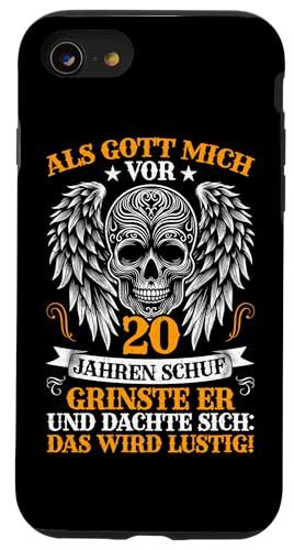 Als Gott mich vor 20 Jahren schuf 20. Geburtstagsfeier Hülle für iPhone SE (2020) / 7 / 8 von Feier Party 20. Geburtstag Feiern Männer
