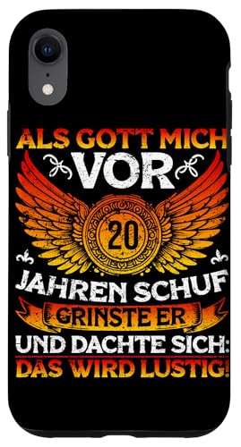 Als Gott mich vor 20 Jahren schuf 20. Geburtstagsfeier Hülle für iPhone XR von Feier Party 20. Geburtstag Feiern Männer