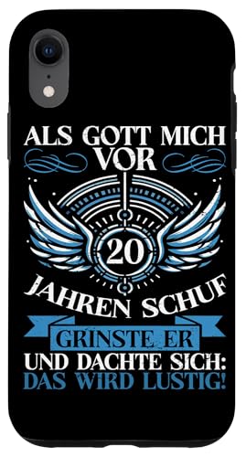 Als Gott mich vor 20 Jahren schuf 20. Geburtstagsfeier Hülle für iPhone XR Als Gott mich vor 20 Jahren schuf 20. Geburtstagsfeier Hülle für iPhone XR von Feier Party 20. Geburtstag Feiern Männer
